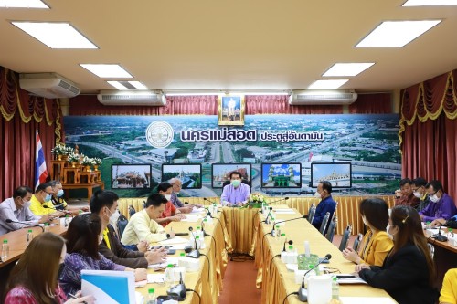 ทน.แม่สอด จัดประชุมหัวหน้าส่วนราชการ ครั้งที่ 6/2567 ประจำเดือน มิถุนายน 2567