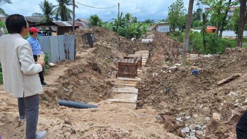 ทน.แม่สอด ลงพื้นที่ติดตามความคืบหน้าโครงการพัฒนาตามผังเมืองรวมเมืองแม่สอด อำเภอแม่สอด จังหวัดตาก