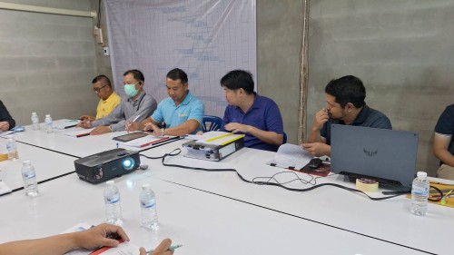 เทศบาลนครแม่สอด เข้าร่วมประชุมคณะกรรมการตรวจรับพัสดุ (ติดตาม  งานก่อสร้าง) โครงการพัฒนาตามผังเมืองรวมเมืองแม่สอด อำเภอแม่สอด จังหวัดตาก ระยะ 2 ครั้งที่ 2 (1/2567)