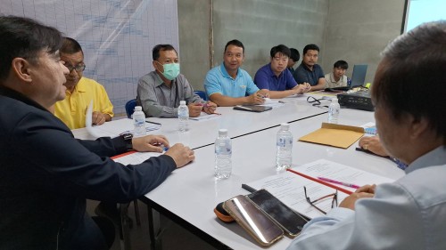 เทศบาลนครแม่สอด เข้าร่วมประชุมคณะกรรมการตรวจรับพัสดุ (ติดตาม  งานก่อสร้าง) โครงการพัฒนาตามผังเมืองรวมเมืองแม่สอด อำเภอแม่สอด จังหวัดตาก ระยะ 2 ครั้งที่ 2 (1/2567)