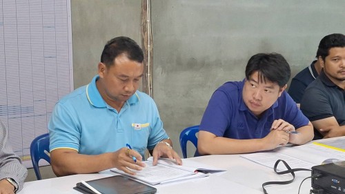 เทศบาลนครแม่สอด เข้าร่วมประชุมคณะกรรมการตรวจรับพัสดุ (ติดตาม  งานก่อสร้าง) โครงการพัฒนาตามผังเมืองรวมเมืองแม่สอด อำเภอแม่สอด จังหวัดตาก ระยะ 2 ครั้งที่ 2 (1/2567)