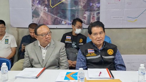 เทศบาลนครแม่สอด เข้าร่วมประชุมคณะกรรมการตรวจรับพัสดุ (ติดตาม  งานก่อสร้าง) โครงการพัฒนาตามผังเมืองรวมเมืองแม่สอด อำเภอแม่สอด จังหวัดตาก ระยะ 2 ครั้งที่ 2 (1/2567)