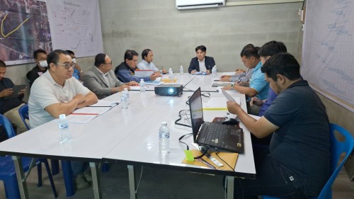 เทศบาลนครแม่สอด เข้าร่วมประชุมคณะกรรมการตรวจรับพัสดุ (ติดตาม  งานก่อสร้าง) โครงการพัฒนาตามผังเมืองรวมเมืองแม่สอด อำเภอแม่สอด จังหวัดตาก ระยะ 2 ครั้งที่ 2 (1/2567)