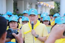 เทศบาลนครแม่สอด จัดโครงการจิตอาสาปรับภูมิทัศน์เกาะกลางถนนและสองข้างทาง บริเวณหน้าสำนักงานเทศบาลนครแม่สอด
