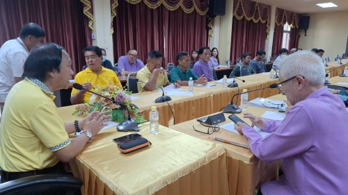 ทน.แม่สอด จัดประชุม โครงการพัฒนาตามผังเมืองรวมเมืองแม่สอด ระยะที่ 2