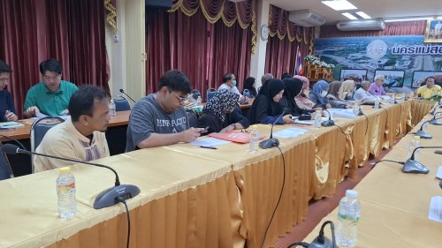 ทน.แม่สอด จัดประชุม โครงการพัฒนาตามผังเมืองรวมเมืองแม่สอด ระยะที่ 2