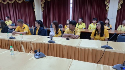 ทน.แม่สอด มอบนโยบายและให้โอวาทแก่พนักงานราชการโอนย้าย พนักงานจ้างตามภารกิจ และพนักงานจ้างทั่วไป 