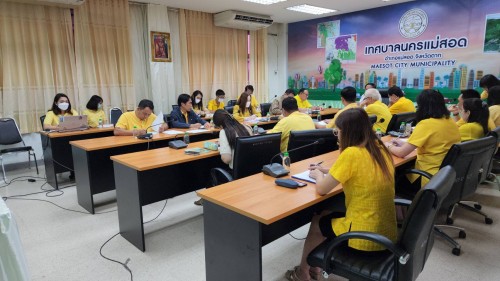 ทน.แม่สอด ประชุมหารือร่างเทศบัญญัติงบประมาณรายจ่ายประจำปีงบประมาณ พ.ศ.2568