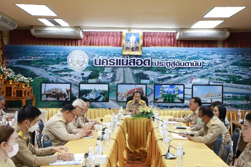 เทศบาลนครแม่สอด จัดประชุมหัวหน้าส่วนราชการ ครั้งที่ 7/2567 ประจำเดือน กรกฎาคม 2567