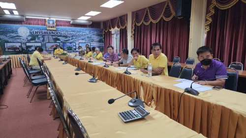 ทน.แม่สอด ประชุมหารือร่างเทศบัญญัติงบประมาณรายจ่ายประจำปีงบประมาณ พ.ศ.2568
