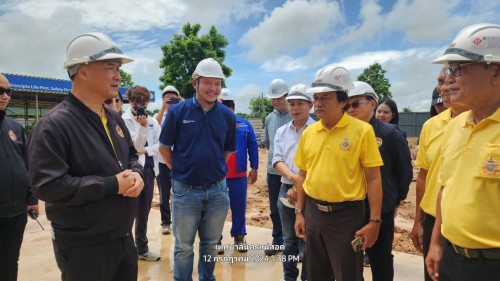 เทศบาลนครแม่สอด ต้อนรับรัฐมนตรีช่วยว่าการกระทรวงมหาดไทย และคณะ ลงพื้นที่จังหวัดตาก