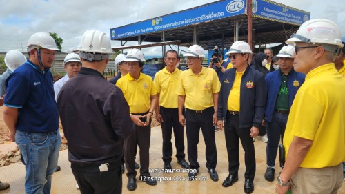 เทศบาลนครแม่สอด ต้อนรับรัฐมนตรีช่วยว่าการกระทรวงมหาดไทย และคณะ ลงพื้นที่จังหวัดตาก