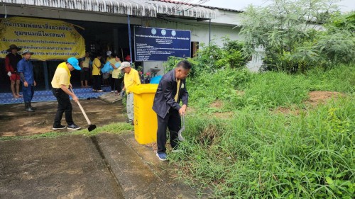 ทน.แม่สอด ร่วมกิจกรรมพัฒนาชุมชนสักทอง และชุมชนมณีไพรสณฑ์ เพื่อเฉลิมพระเกียรติพระบาทสมเด็จพระเจ้าอยู่หัว เนื่องในโอกาสมหามงคลเฉลิมพระชนมพรรษา 6 รอบ 28 กรกฎาคม 2567