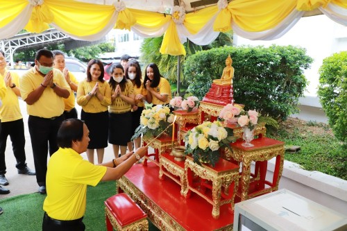 ทน.แม่สอด จัดพิธีหล่อเทียนจำนำพรรษา ประจำปี 2567