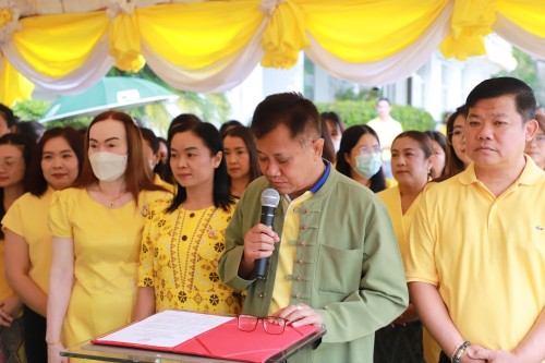 ทน.แม่สอด จัดพิธีหล่อเทียนจำนำพรรษา ประจำปี 2567