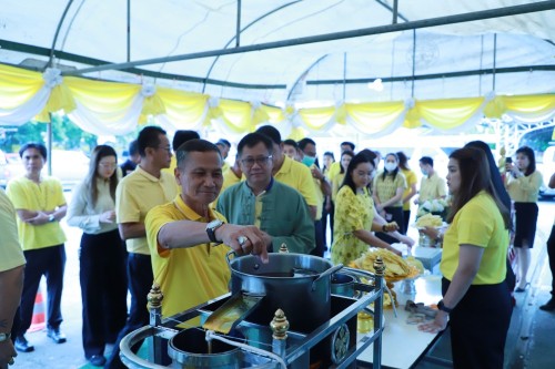 ทน.แม่สอด จัดพิธีหล่อเทียนจำนำพรรษา ประจำปี 2567