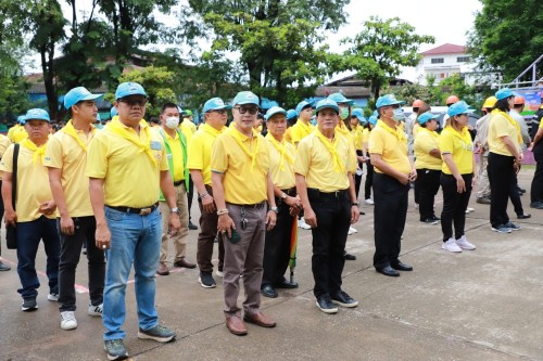 ทน.แม่สอด จัดกิจกรรมจิตอาสาพัฒนาปรับปรุงภูมิทัศน์เฉลิมพระเกียรติ พระบาทสมเด็จพระเจ้าอยู่หัว เนื่องในโอกาสพระราชพิธีมหามงคลเฉลิมพระชนมพรรษา 6 รอบ 28 กรกฎาคม 2567