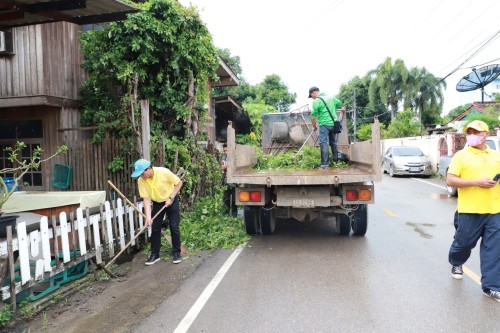 ทน.แม่สอด จัดกิจกรรมจิตอาสาพัฒนาปรับปรุงภูมิทัศน์เฉลิมพระเกียรติ พระบาทสมเด็จพระเจ้าอยู่หัว เนื่องในโอกาสพระราชพิธีมหามงคลเฉลิมพระชนมพรรษา 6 รอบ 28 กรกฎาคม 2567