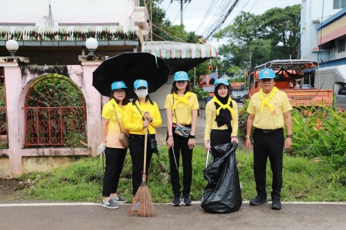 ทน.แม่สอด จัดกิจกรรมจิตอาสาพัฒนาปรับปรุงภูมิทัศน์เฉลิมพระเกียรติ พระบาทสมเด็จพระเจ้าอยู่หัว เนื่องในโอกาสพระราชพิธีมหามงคลเฉลิมพระชนมพรรษา 6 รอบ 28 กรกฎาคม 2567