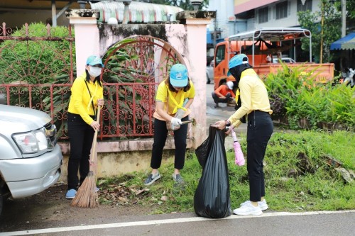 ทน.แม่สอด จัดกิจกรรมจิตอาสาพัฒนาปรับปรุงภูมิทัศน์เฉลิมพระเกียรติ พระบาทสมเด็จพระเจ้าอยู่หัว เนื่องในโอกาสพระราชพิธีมหามงคลเฉลิมพระชนมพรรษา 6 รอบ 28 กรกฎาคม 2567