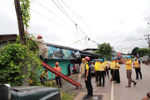 ทน.แม่สอด จัดกิจกรรมจิตอาสาพัฒนาปรับปรุงภูมิทัศน์เฉลิมพระเกียรติ พระบาทสมเด็จพระเจ้าอยู่หัว เนื่องในโอกาสพระราชพิธีมหามงคลเฉลิมพระชนมพรรษา 6 รอบ 28 กรกฎาคม 2567