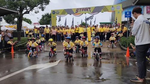 ทน.แม่สอด จัดการแข่งขันจักรยานขาไถ (Balance Bike).เฉลิมพระเกียรติ พระบาทสมเด็จพระเจ้าอยู่หัว เนื่องในโอกาสพระราชพิธีมหามงคลเฉลิมพระชนมพรรษา 6 รอบ 28 กรกฎาคม 2567 จังหวัดตาก