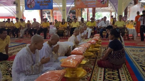ทน.แม่สอด เข้าร่วมโครงการบรรพชาอุปสมบทหมู่เฉลิมพระเกียรติถวายเป็นพระราชกุศลแด่ พระบาทสมเด็จพระเจ้าอยู่หัวรัชกาลที่ 10 ในโครงการอาชีวะ สร้างช่างฝีมือ ตามแนวทางโรงเรียนพระดาบส รุ่นที่ 7 ปีงบประมาณ 2567