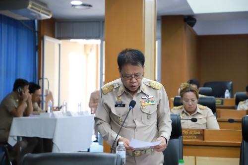 สภาเทศบาลนครแม่สอด ประชุมสภาเทศบาลนครแม่สอด สมัยวิสามัญ ครั้งที่ 1 ประจำปี 2567