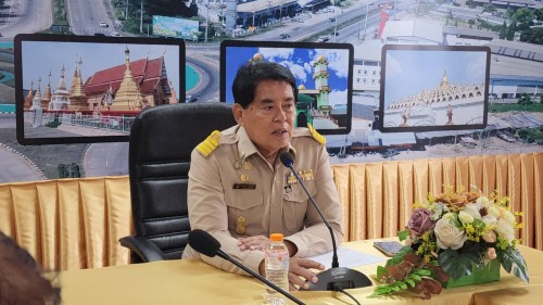 ทน.แม่สอด จัดประชุมโครงการพัฒนาตามผังเมืองรวมเมืองแม่สอด อำเภอแม่สอด จังหวัดตาก (ระยะที่ 2) ก่อสร้างถนนคอนกรีตเสริมเหล็กพร้อมวางท่อระบายน้ำ บริเวณถนนแม่สอด - แม่ตาว ซอย 9