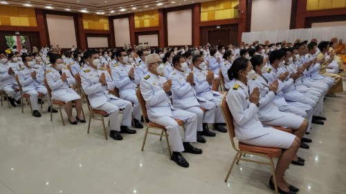 ทน.แม่สอด เข้าร่วมพิธีทำบุญตักบาตรถวายเป็นพระราชกุศล เนื่องในโอกาสวันเฉลิมพระชนมพรรษาพระบาทสมเด็จพระเจ้าอยู่หัว 28 กรกฎาคม 2567