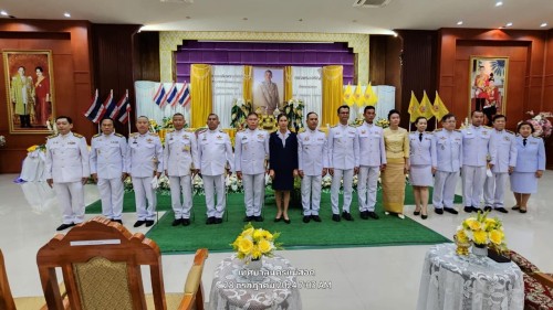 ทน.แม่สอด เข้าร่วมพิธีทำบุญตักบาตรถวายเป็นพระราชกุศล เนื่องในโอกาสวันเฉลิมพระชนมพรรษาพระบาทสมเด็จพระเจ้าอยู่หัว 28 กรกฎาคม 2567