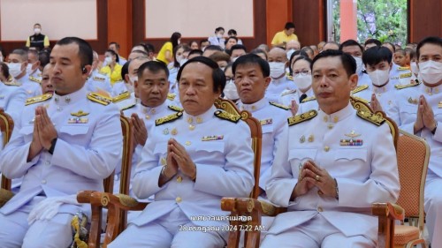 ทน.แม่สอด เข้าร่วมพิธีทำบุญตักบาตรถวายเป็นพระราชกุศล เนื่องในโอกาสวันเฉลิมพระชนมพรรษาพระบาทสมเด็จพระเจ้าอยู่หัว 28 กรกฎาคม 2567