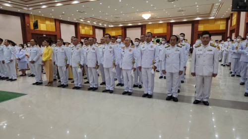 ทน.แม่สอด เข้าร่วมพิธีวางเครื่องราชสักการะและวางพานพุ่ม และ         พิธีจุดเทียนถวายพระพรชัยมงคล เฉลิมพระเกียรติพระบาทสมเด็จ         พระเจ้าอยู่หัว เนื่องในโอกาสมหามงคลเฉลิมพระเกียรติพระชนพรรษา 6 รอบ 28 กรกฎาคม 2567