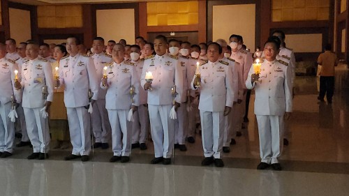 ทน.แม่สอด เข้าร่วมพิธีวางเครื่องราชสักการะและวางพานพุ่ม และ         พิธีจุดเทียนถวายพระพรชัยมงคล เฉลิมพระเกียรติพระบาทสมเด็จ         พระเจ้าอยู่หัว เนื่องในโอกาสมหามงคลเฉลิมพระเกียรติพระชนพรรษา 6 รอบ 28 กรกฎาคม 2567