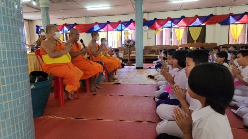 ทน.แม่สอด ร่วมโครงการอบรมคุณธรรมจริยธรรม ระดับชั้น ป.4-ป.6ประจำปีการศึกษา 2567 โรงเรียนเทศบาลวัดบุญญาวาส