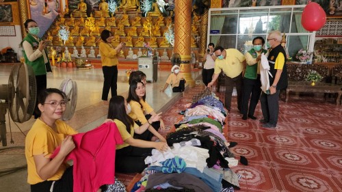 ทน.แม่สอด จัดกิจกรรมตลาดนัดปันสุข ครั้งที่ 5 ณ ศาลาเฉลิมพระเกียรติ วัดตรีรัตนาราม 