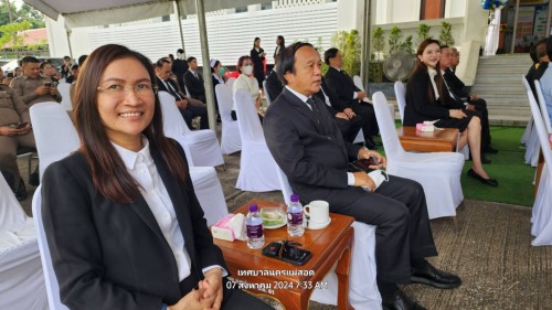 ทน.แม่สอด เข้าร่วมพิธีวางพวงมาลา เนื่องในวันรพี ประจำปี 2567