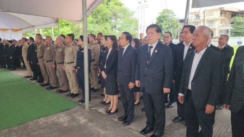 ทน.แม่สอด เข้าร่วมพิธีวางพวงมาลา เนื่องในวันรพี ประจำปี 2567