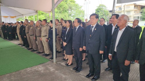 ทน.แม่สอด เข้าร่วมพิธีวางพวงมาลา เนื่องในวันรพี ประจำปี 2567