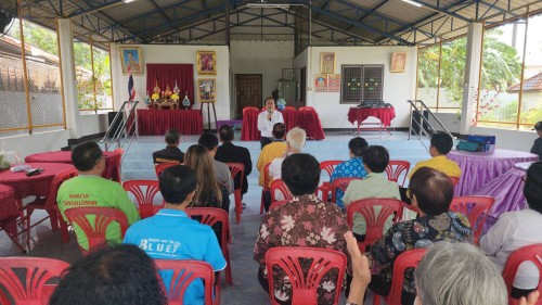 เทศบาลนครแม่สอด เข้าร่วมประชุมผู้สูงอายุ ชุมชนแม่สอดวิลล่า ประจำเดือน สิงหาคม 2567