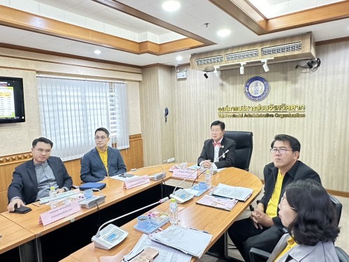 ทน.แม่สอด เข้าร่วมประชุมชี้แจงกับคณะกรรมาธิการวิสามัญพิจารณาร่างพระราชบัญญัติงบประมาณรายจ่ายประจำปีงบประมาณ พ.ศ. 2568 ผ่านสื่ออิเล็กทรอนิกส์ (Video Conference)
