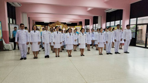 ทน.แม่สอด ร่วมพิธีกล่าวถวายราชสดุดีเฉลิมพระเกียรติและ          กล่าวบทอาเศียรวาทถวายพระพรแด่ สมเด็จพระนางเจ้าสิริกิติ์ พระบรมราชินีนาถ พระบรมราชชนนีพันปีหลวง