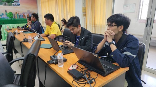 ทน.แม่สอด ร่วมประชุมติดตามความคืบหน้าโครงการก่อสร้างระบบจำหน่ายไฟฟ้าเป็นเคเบิลใต้ดิน บริเวณถนนประสาทวิถี อำเภอแม่สอด จังหวัดตาก