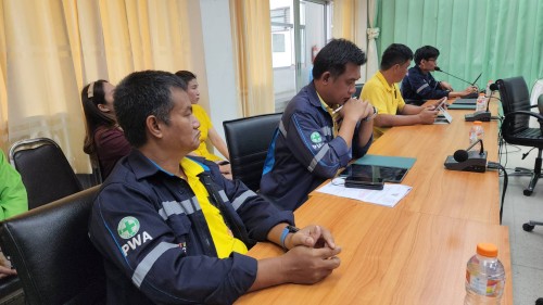 ทน.แม่สอด ร่วมประชุมติดตามความคืบหน้าโครงการก่อสร้างระบบจำหน่ายไฟฟ้าเป็นเคเบิลใต้ดิน บริเวณถนนประสาทวิถี อำเภอแม่สอด จังหวัดตาก