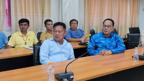 ทน.แม่สอด ร่วมประชุมติดตามความคืบหน้าโครงการก่อสร้างระบบจำหน่ายไฟฟ้าเป็นเคเบิลใต้ดิน บริเวณถนนประสาทวิถี อำเภอแม่สอด จังหวัดตาก