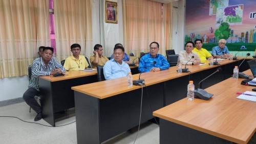 ทน.แม่สอด ร่วมประชุมติดตามความคืบหน้าโครงการก่อสร้างระบบจำหน่ายไฟฟ้าเป็นเคเบิลใต้ดิน บริเวณถนนประสาทวิถี อำเภอแม่สอด จังหวัดตาก