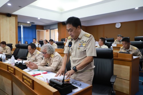 สภาเทศบาลนครแม่สอด ประชุมสภาเทศบาลนครแม่สอด สมัยสามัญ สมัยที่ 2  ประจำปี 2567