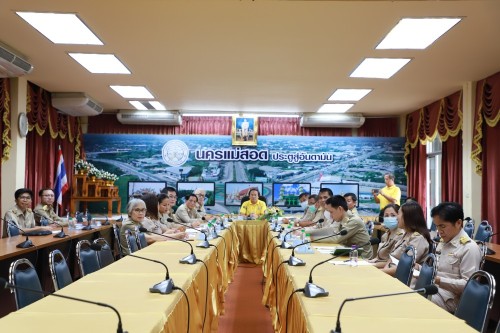 ทน.แม่สอด จัดประชุมคณะกรรมการขับเคลื่อนการพัฒนา เมืองอัจฉริยะ (Smart City) เทศบาลนครแม่สอด