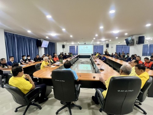 เทศบาลนครแม่สอด ประชุมฝ่ายป้องกันและบรรเทาสาธารณภัย ประจำเดือน สิงหาคม 2567 