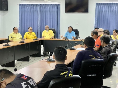 เทศบาลนครแม่สอด ประชุมฝ่ายป้องกันและบรรเทาสาธารณภัย ประจำเดือน สิงหาคม 2567 